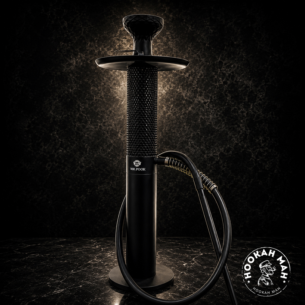 قلیان مستر پوک مدل استوانه مشکی Mr. Pook Cylinder Black