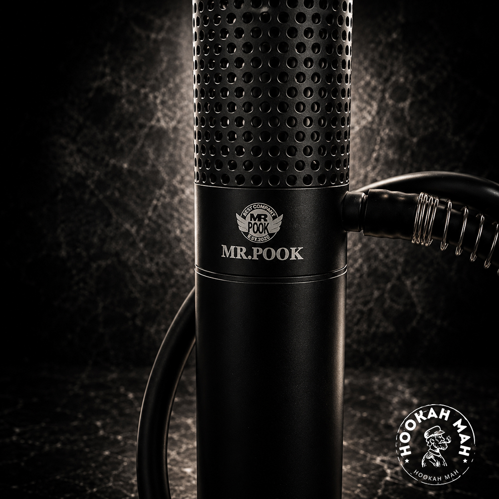 قلیان مستر پوک مدل استوانه مشکی Mr. Pook Cylinder Black